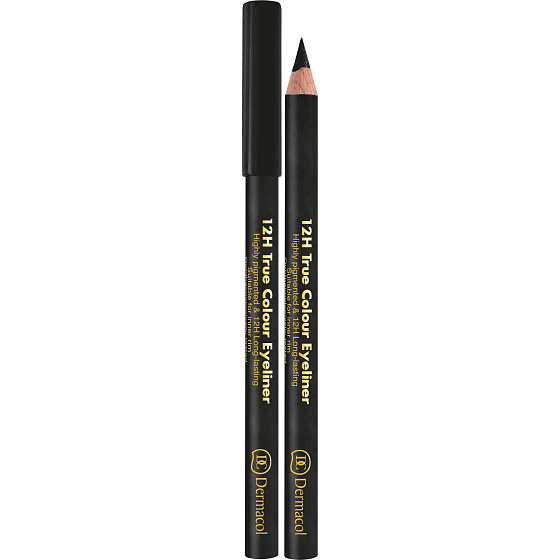 Dermacol 12h True Colour Eyeliner Holzstift für die Augen 08 Schwarz 2 g