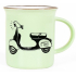 Albi Keramik Blechdose Vespa grün 320 ml