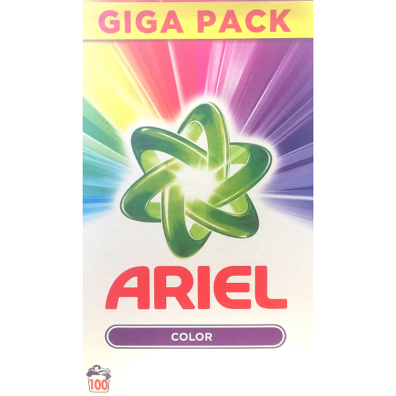 Ariel Color Waschpulver für farbige Wäschekiste 100 Dosen 7,5 kg