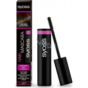 Syoss Hair Mascara zum sofortigen Abdecken von Dark Dark-Trieben - dunkelbraun 16 ml