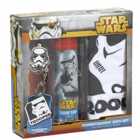Disney Star Wars Duschgel 150 ml + Anhänger + Handtuch 30 x 30 cm Geschenkset