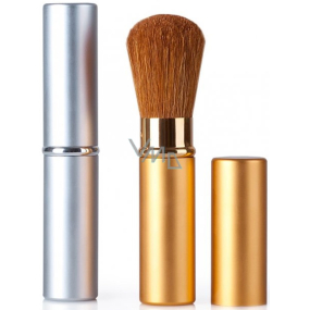 Diva & Nice Kosmetikpinsel mit synthetischer Borstenkappe gold mini 9 cm