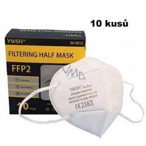 YWSH Respirator Mundschutz 4-lagige FFP2 Gesichtsmaske 10 Stück