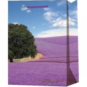 Emocio Geschenk Papiertüte 10 x 15 x 5 cm Provance Lavendel, Baum