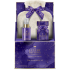 Grace Cole Lavender Sleep Therapy Wärmflasche + prickelnder Badeball 2 x 50 g + duftendes Kissenspray, Kosmetikset für Damen