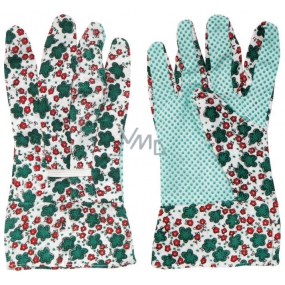 Spokar Garden Handschuhe mit Punkten geblüht