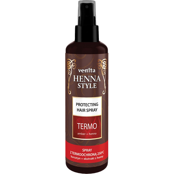 Venita Henna Style Haarspray mit Hitzeschutz bis zu 250°C 200 ml