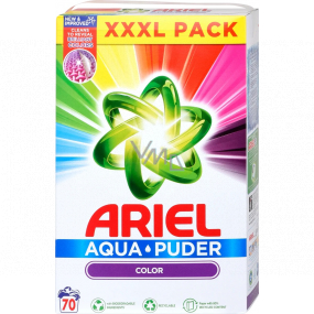 Ariel Aquapuder Color Universalwaschmittel für Buntwäsche 70 Dosen 4,55 kg