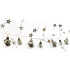Emos Weihnachtsgirlande mit silbernen Kugeln und Sternen 1,9 m, 20 LEDs, warmweiß