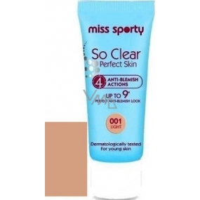 Miss Sports So Clear antibakterielles Make-up 003 dunkel 30 ml