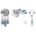 Sterling Silber 925 Dreamcatcher, Armreif Anhänger Symbol