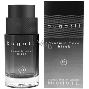 Bugatti Dynamic Move Black Eau de Toilette für Männer 100 ml