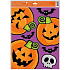 Fensterfolie Halloween Gespenster Kürbis 30 x 42 cm