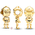 Charme Sterling Silber 925 Marvel Star Wars C-3PO, Armband Perle