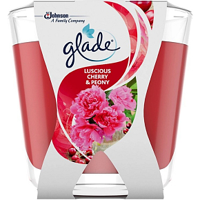 Glade Duftkerze Maxi Luscious Cherry & Peony, 204 g