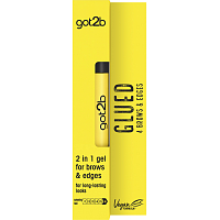 got2b Glued 4 Brows & Edges Gel für Augenbrauen und Babyhaare 2in1, 16 ml
