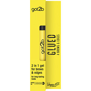 got2b Glued 4 Brows & Edges Gel für Augenbrauen und Babyhaare 2in1, 16 ml