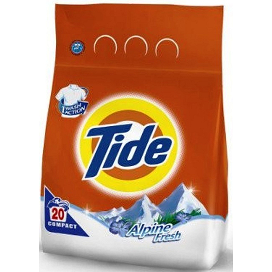 Tide Alpine Fresh Waschpulver 20 Dosen von 1,4 kg
