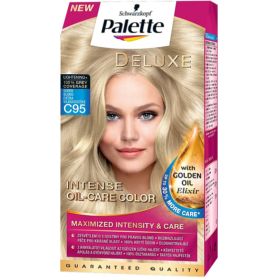Schwarzkopf Palette Deluxe Intensive Ölpflege Farbe Haarfarbe C95 Super Blond