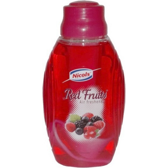 Nicols Lufterfrischer Rot Fruchtlufterfrischer mit Docht 375 ml