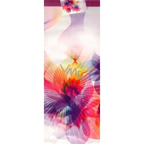 Nekupto Geschenk Papiertüte für eine Flasche 36 x 12 x 9 cm Mehrfarbige Blume ALH