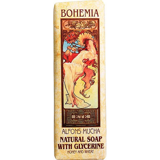 Böhmen Geschenke Alfons Mucha Honig und Getreide Toilettenseife 125 g