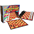 EP Line Chess and Checkers Brettspiel für 2 Spieler, empfohlen ab 5 Jahren