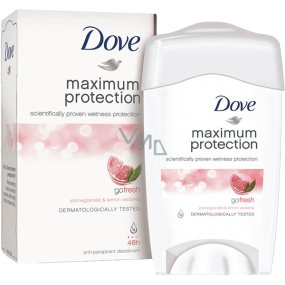 Dove Maximum Protection Granatapfel und Zitronenverbene Antitranspirant Deodorant Stick für Frauen 45 ml