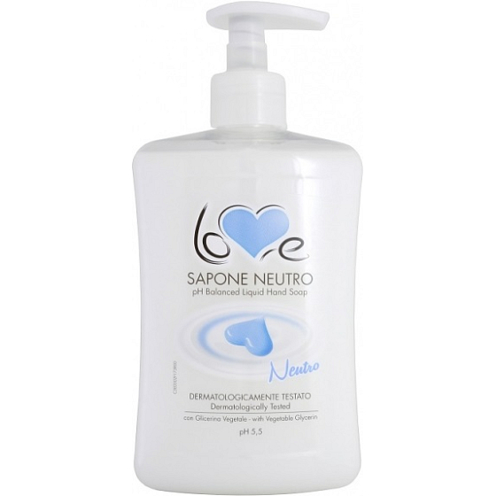 Madel Love Sapone Cremoso Neutro Flüssigseife mit ausgewogenem pH 5,5 Spender 1 l