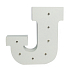 Nekupto Holz LED Buchstabe J Dekoration 16 cm