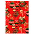 Ditipo Geschenkpapier 70 x 200 cm Weihnachten Luxus rote Weihnachtsdekoration