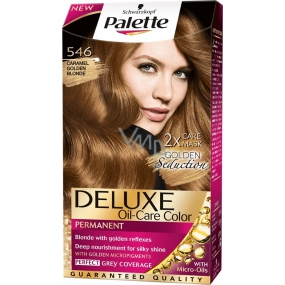 Schwarzkopf Palette Deluxe Haarfarbe 546 Karamell goldblond 115 ml