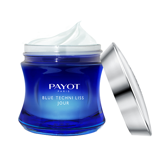 Payot Blue Techni Liss Jour glättende & entspannende Tagescreme mit einem Schutzschild gegen blaues Licht 50 ml