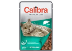 Calibra Premium Leber in Soße Alleinfuttermittel für erwachsene sterilisierte Katzen Tasche 100 g