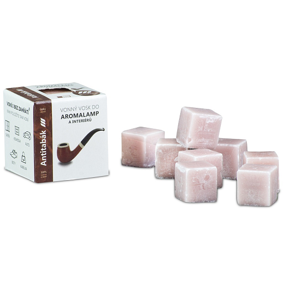 Kosak Anti-Tabak natürliches Duftwachs für Aromalampen und Innenräume 8 Würfel 30 g