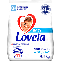Lovela auf weißes Waschpulver für Babys, 41 Wäschen, 4,1 kg