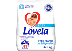 Lovela auf weißes Waschpulver für Babys, 41 Wäschen, 4,1 kg