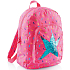 Miquelrius Rucksack pink mit Stern mit 2 Fächern 30 x 42 x 14 cm Volumen 20 l
