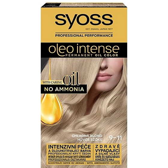 Syoss Oleo Intense Color Haarfarbe ohne Ammoniak 9-11 Cool Blonde