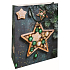 Nekupto Geschenkpapier Tasche 32,5 x 26 x 13 cm Weihnachtsstern grün