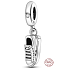 Sterling Silber 925 Sneaker, Armband Anhänger Sport