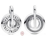 Charm Sterling Silber 925 Zodiac - Mini Medaillon, Armband Anhänger