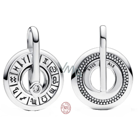 Charm Sterling Silber 925 Zodiac - Mini Medaillon, Armband Anhänger
