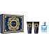 Versace pour Homme Eau de Toilette 50 ml + After Shave Balm 50 ml + Hair and Body Shampoo 50 ml, Geschenkset für Männer