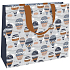 Nekupto Geschenktasche aus Papier mit Prägung 30 x 23 x 12 cm Fliegende Ballons