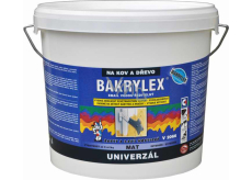 Bakrylex Univerzál mat V2066 barva na dřevo a kov 0240 hněď tmavá, 5 kg