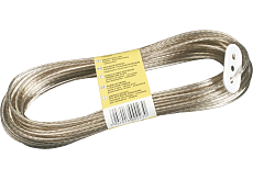 Spokar Wäscheleine mit Stahlseil, Länge 20 Meter