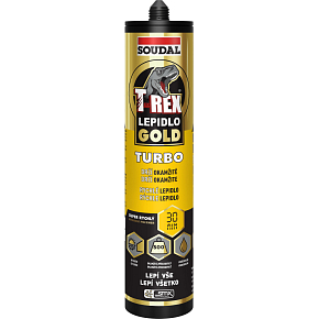 Soudal T-Rex Gold Turbo schnellhärtender Baukleber, 290 ml