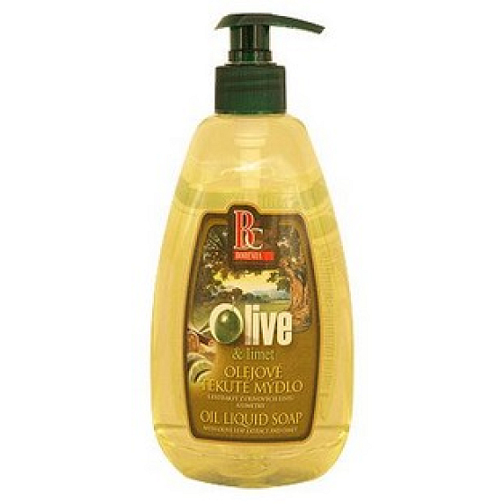 Böhmen Geschenke Oliven- und Limettenöl Flüssigseife 500 ml