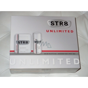 Str8 Unlimited EdT 50 ml + 150 ml Deospray, Geschenkset